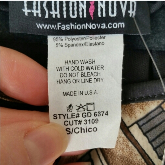 Fashion Nova Chain Print Off The Shoulder Long Sleeve Mini Dress Size Small - Picture 5 of 5